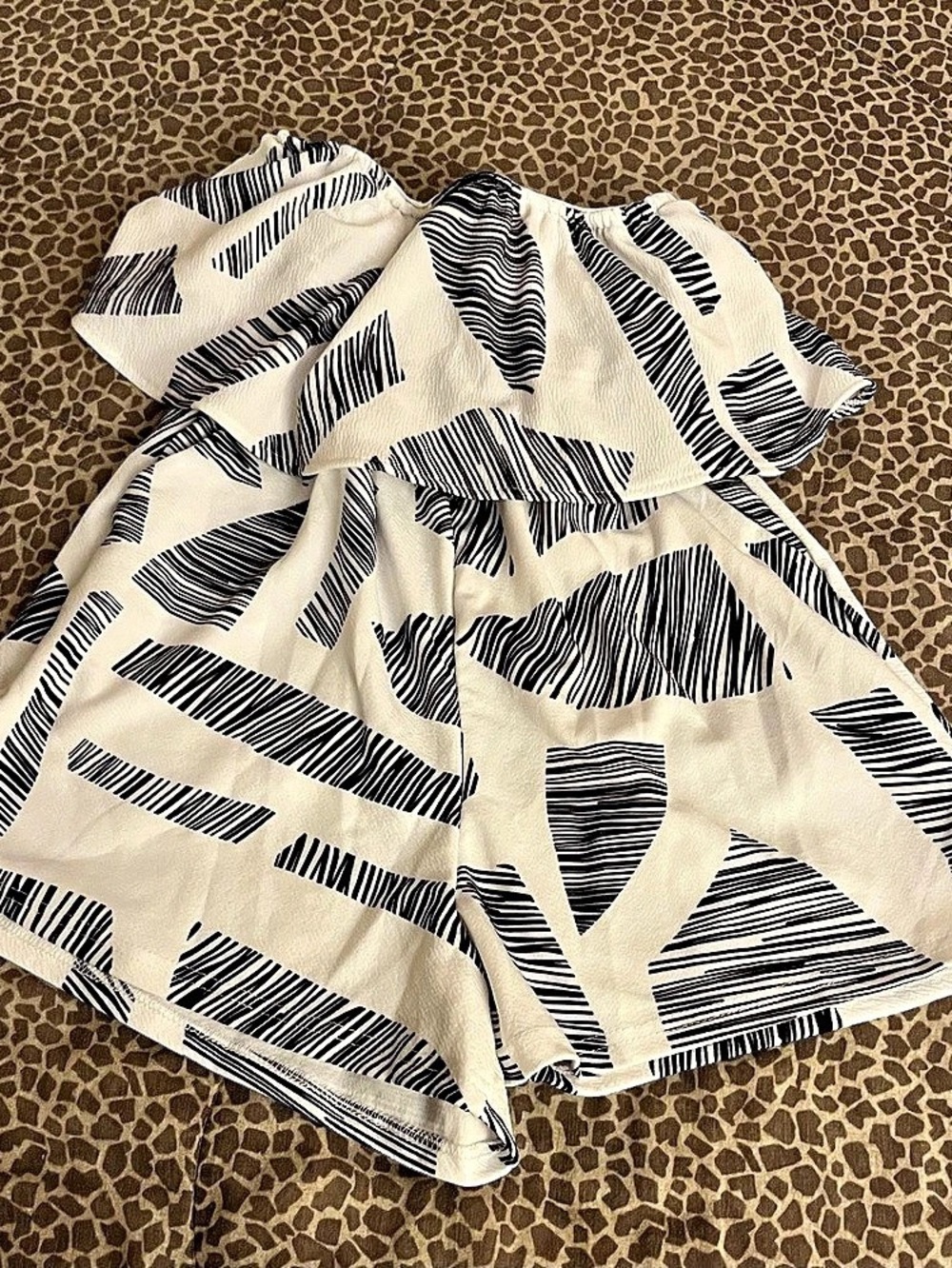 Black & White Casual Dress Like New